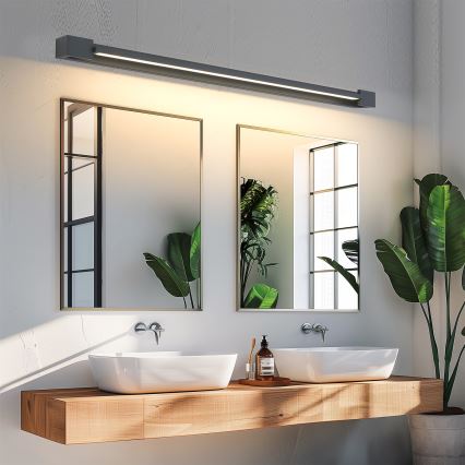 Brilagi - Aplique de pared LED para exterior AQUA LINE LED/36W/230V 120 cm IP44 antracita CRI 90