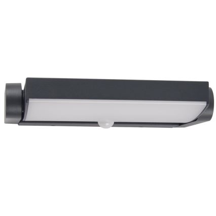 Brilagi - Aplique LED de pared para exterior con sensor ANKLE LED/18W/230V 4000K IP65 antracita