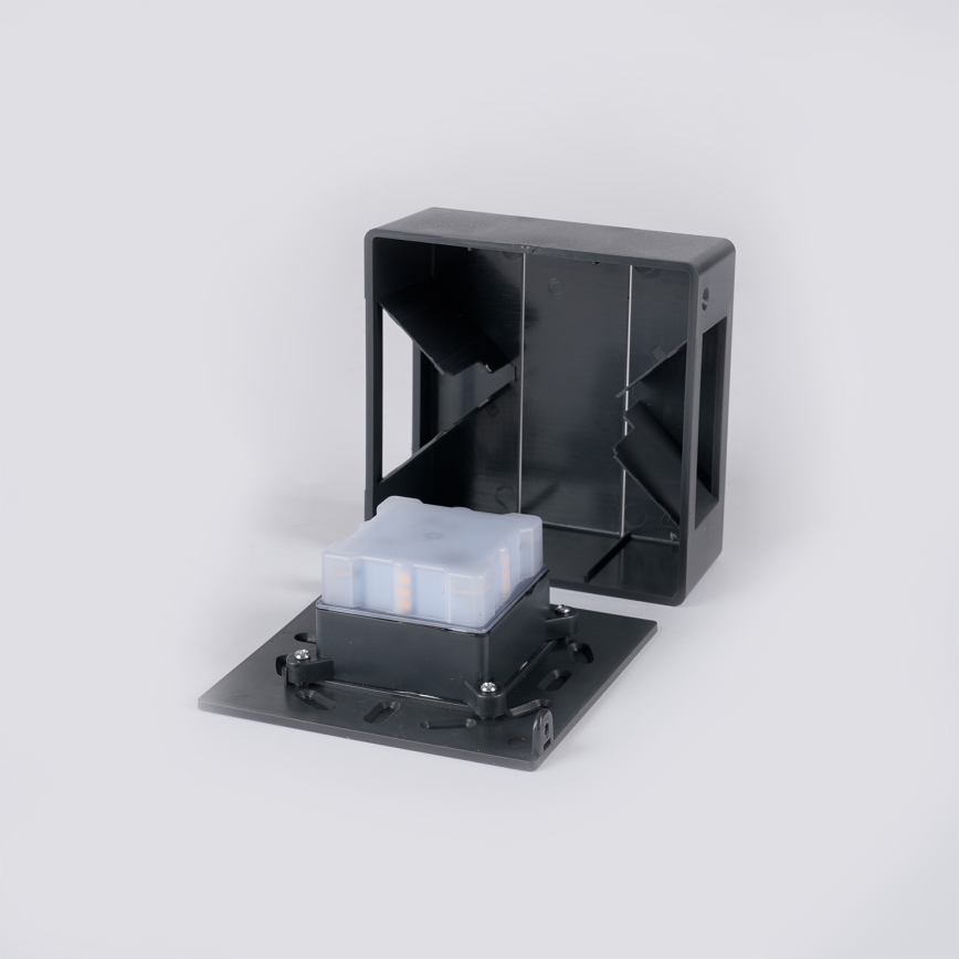 Brilagi -LED Aplique de pared exterior DOUBLERAY LINE LED/6W/230V antracita IP54