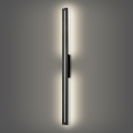 Brilagi - LED Aplique de pared exterior LINEO LED/24W/230V 4000K IP65 100 cm negro