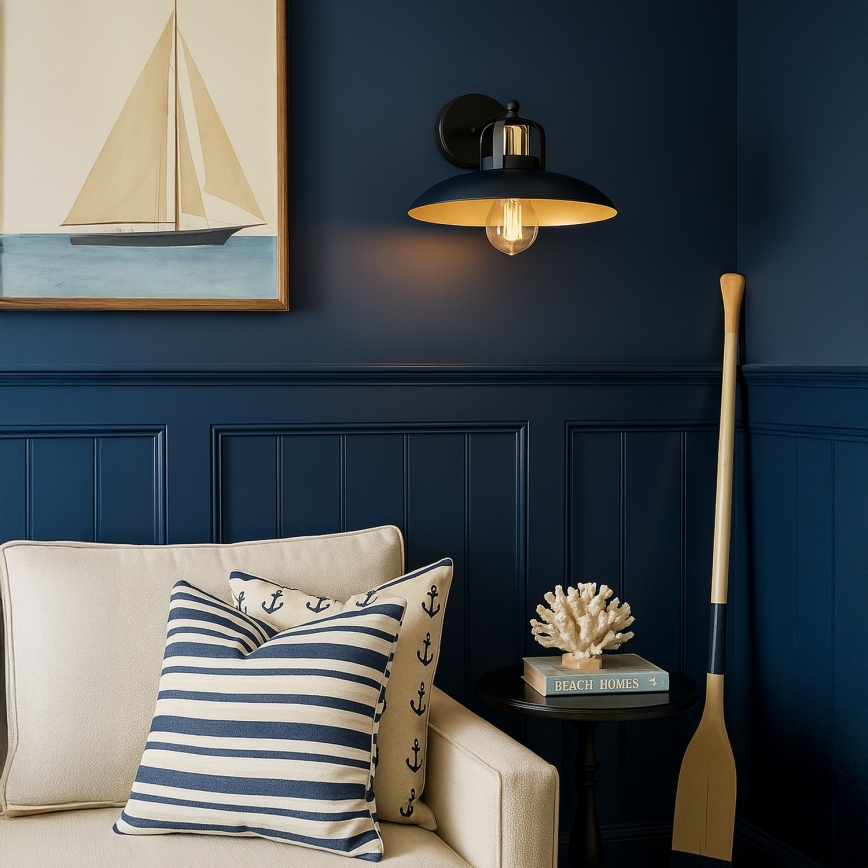 Brilagi - LED Aplique FLAMENGO 1xE27/60W/230V azul