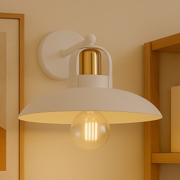 Brilagi - LED Aplique FLAMENGO 1xE27/60W/230V blanco