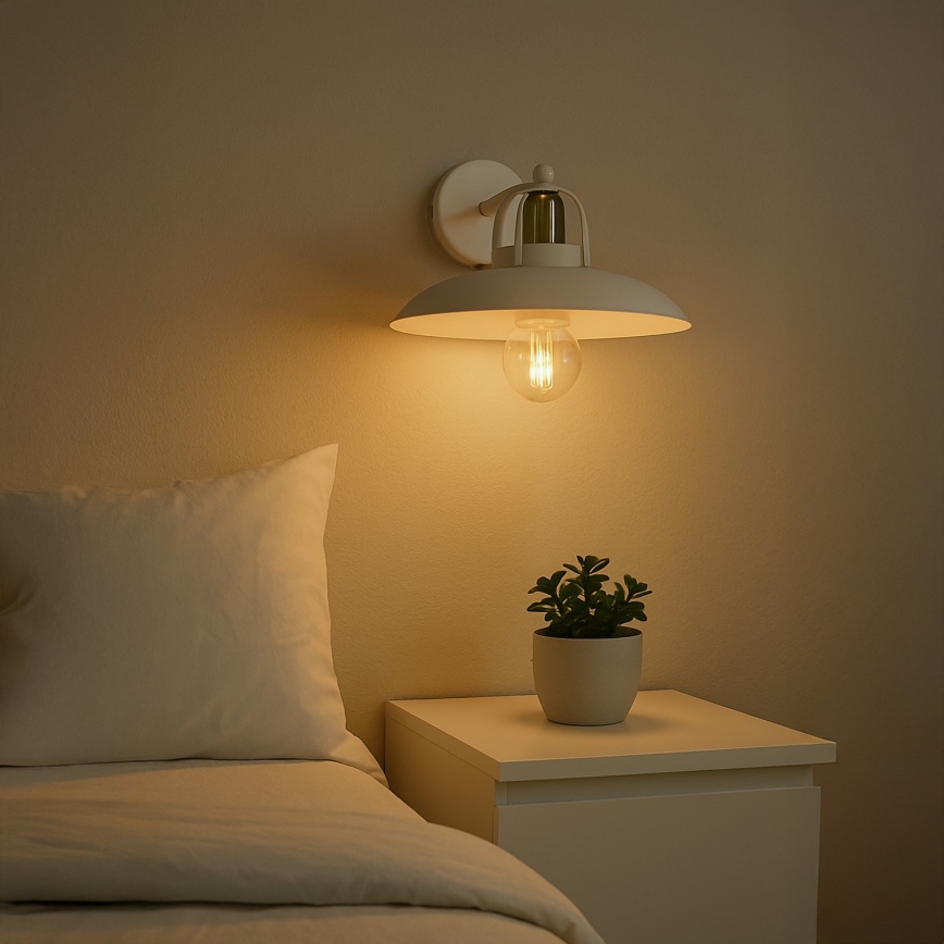 Brilagi - LED Aplique FLAMENGO 1xE27/60W/230V blanco