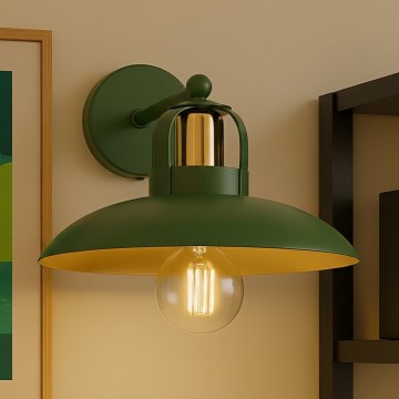 Brilagi - LED Aplique FLAMENGO 1xE27/60W/230V verde