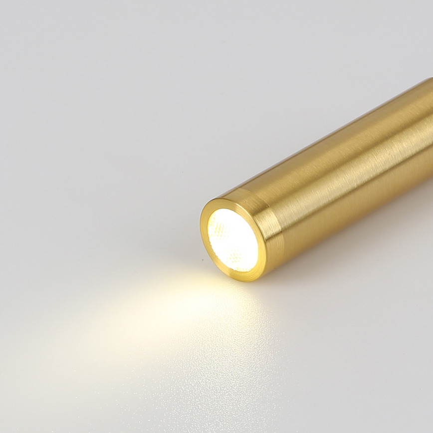 Brilagi - LED Aplique flexible MAYA LED/3W/230V 4000K negro/dorado