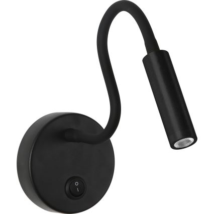 Brilagi - LED Aplique flexible MAYA LED/3W/230V 4000K negro