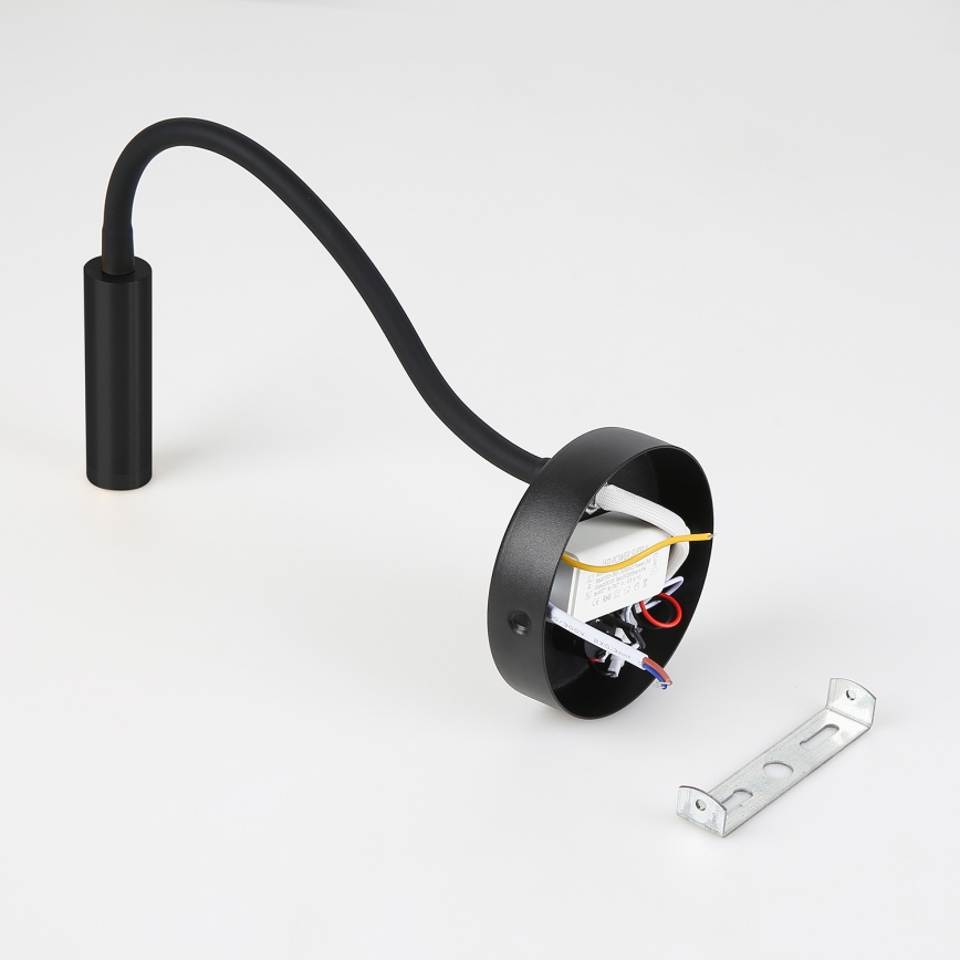 Brilagi - LED Aplique flexible MAYA LED/3W/230V 4000K negro