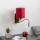 Brilagi - LED Aplique flexible NUBILA 1xE27/25W/230V+LED/3W latón/rojo pompeyano