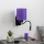Brilagi - LED Aplique flexible NUBILA 1xE27/25W/230V + LED/3W negro/morada