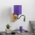 Brilagi - LED Aplique flexible NUBILA WOOD 1xE27/25W/230V + LED/3W roble/morado
