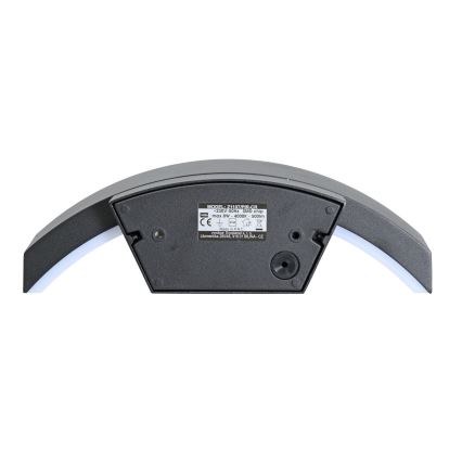 Brilagi - LED Aplique para exterior con sensor ARCELO LED/8W/230V IP54