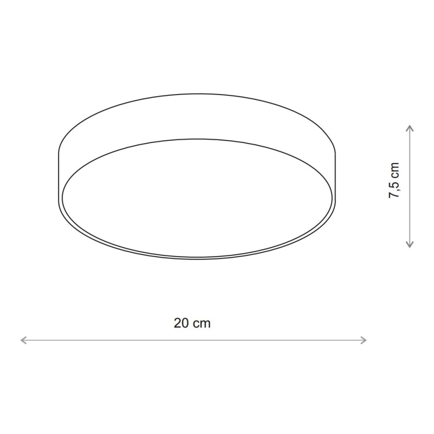 Brilagi - Lámpara de techo para baño LED RGBW regulable CLARE 1xE27/9W/230V 2700-6500K Ø 20 cm IP54 Wi-Fi beige