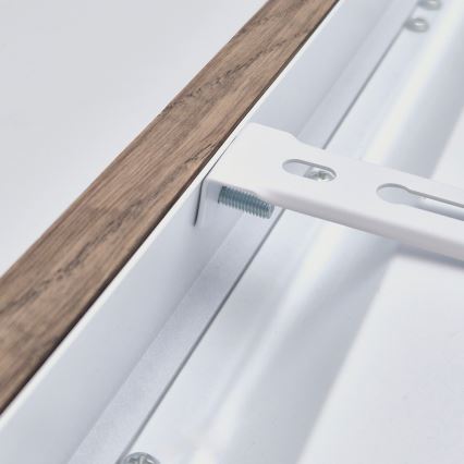 Brilagi - LED Techo del baño WOODY FRAME LED/50W/230V 120x30 cm IP44 nuez