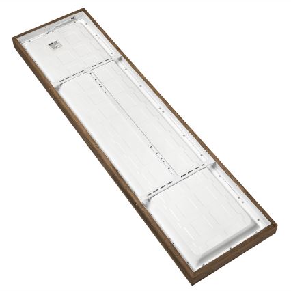 Brilagi - LED Techo del baño WOODY FRAME LED/50W/230V 120x30 cm IP44 nuez