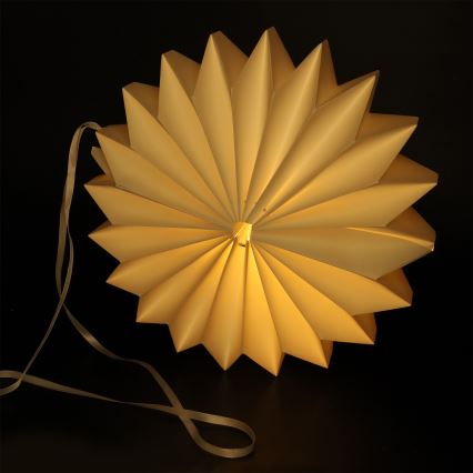 Brilagi - LED decoración navideña LED/2xAA 32 cm copo de nieve