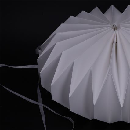 Brilagi - LED decoración navideña LED/2xAA 32 cm copo de nieve