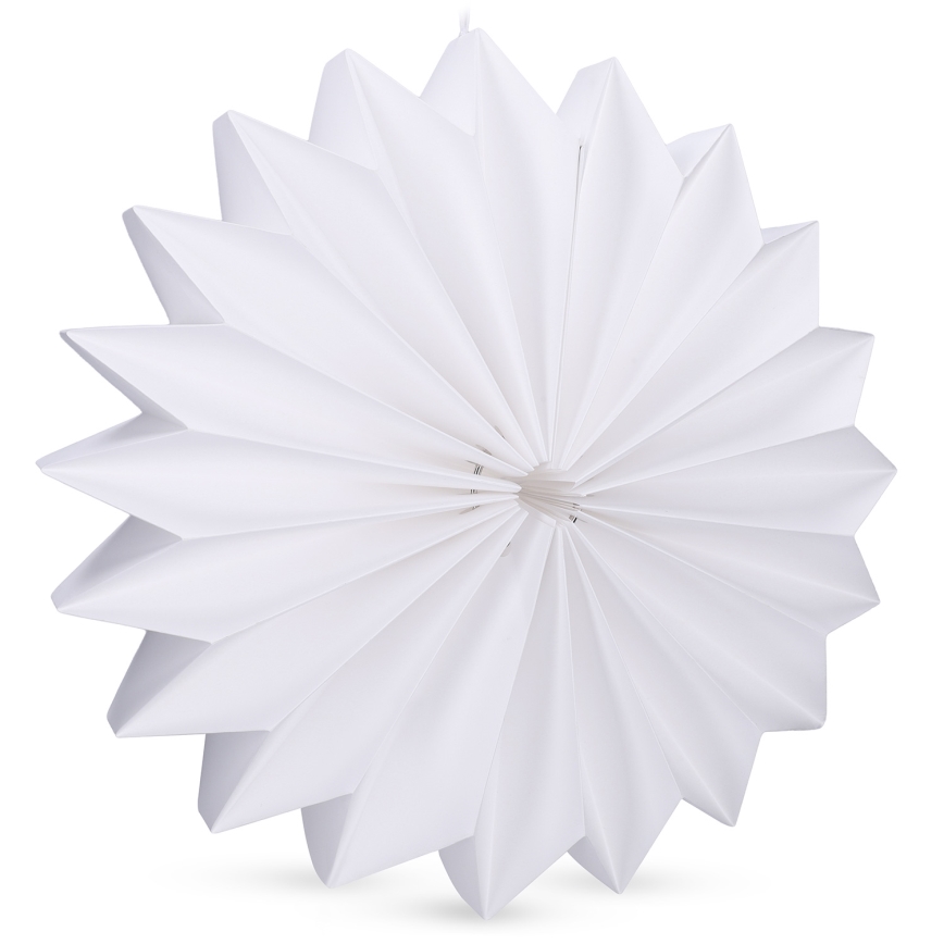 Brilagi - LED decoración navideña LED/2xAA 32 cm copo de nieve