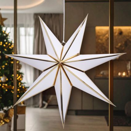 Brilagi - LED decoración navideña LED/2xAA 70 cm estrella