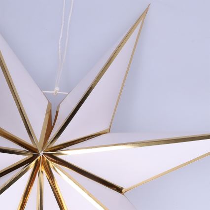 Brilagi - LED decoración navideña LED/2xAA 70 cm estrella