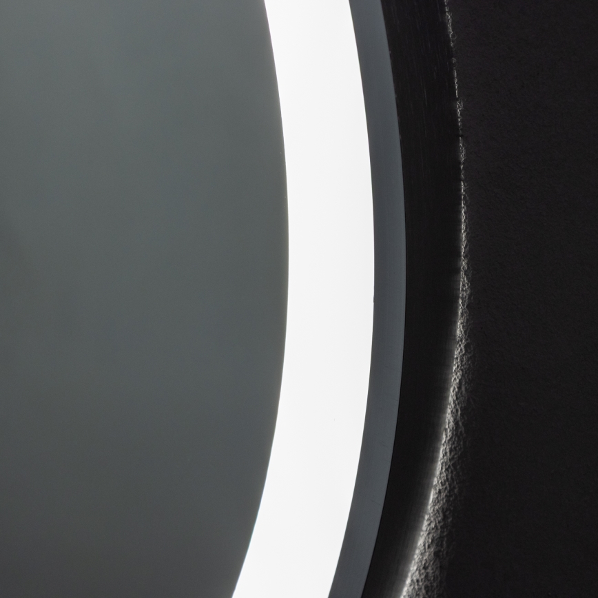 Brilagi - Espejo de baño con calefacción integrada y retroiluminación LED regulable ALU PRO LED/18W/230V, Ø 60 cm, 3000/4000/6500K, IP44, cromo mate, CRI 90