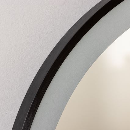 Brilagi - Espejo de baño LED CANZO LED/25W/230V 50x80 cm negro IP44 CRI 90 regulable + CCT