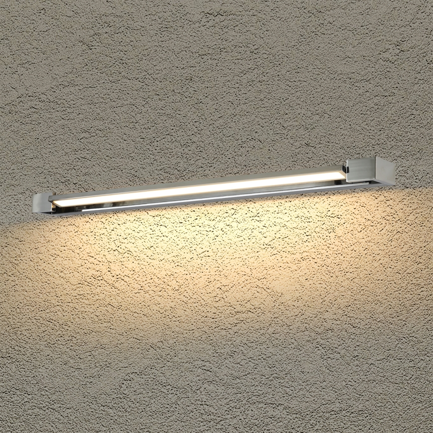 Brilagi - Iluminación LED para espejo de baño AQUA LINE LED/24W/230V 90 cm IP44 cromo brillante CRI 90