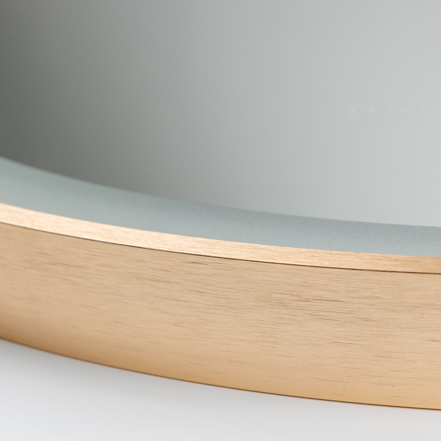 Brilagi - Espejo de baño LED ERBA LED/25W/230V 50x80 cm dorado IP44 IRC 90 regulable + CCT