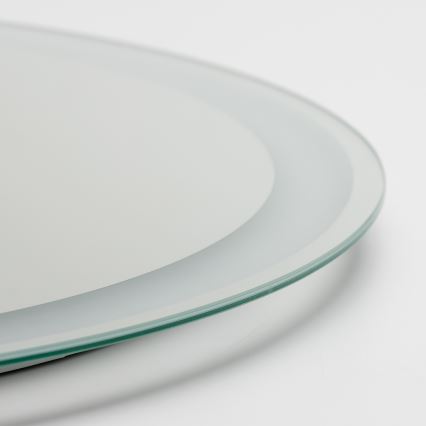 Brilagi - Espejo de baño con calefacción antivaho LED AVA ECO LED/11,5W/230V diámetro 60 cm IP44 CRI 90 regulable + CCT