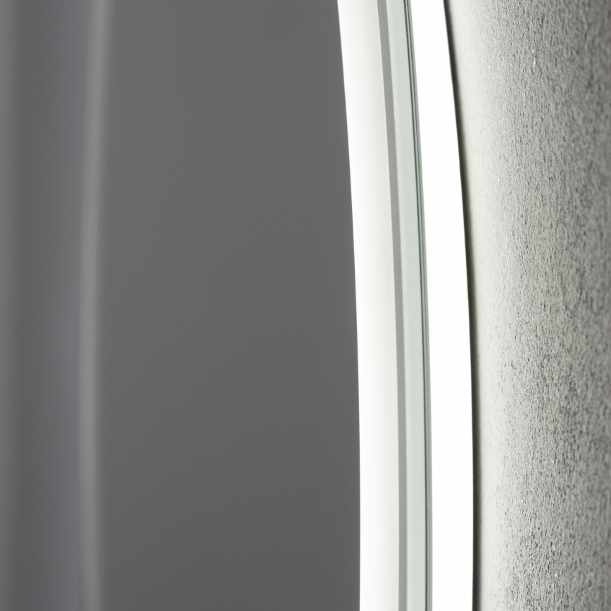 Brilagi - Espejo de baño con calefacción LED AVA PRO LED/18,5W/230V diámetro 60 cm IP44 IRC 90 regulable + CCT