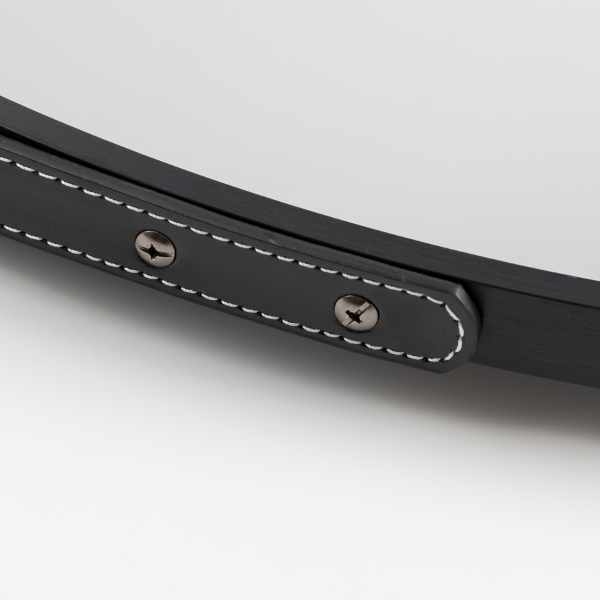 Brilagi - Espejo de baño LED VERESE LED/19W/230V Ø 60 cm negro IP44 IRC 90 regulable + CCT