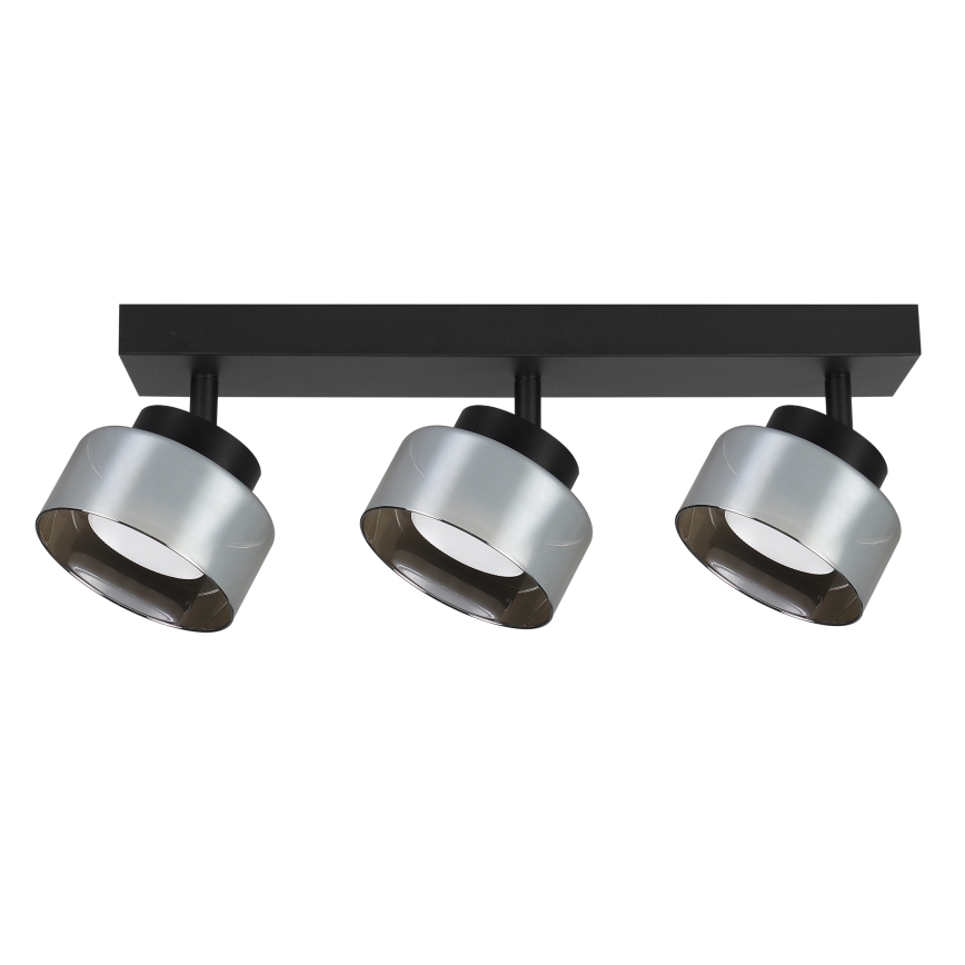 Brilagi - LED Foco AURA LUX 3xGX53/30W/230V negro/ahumado