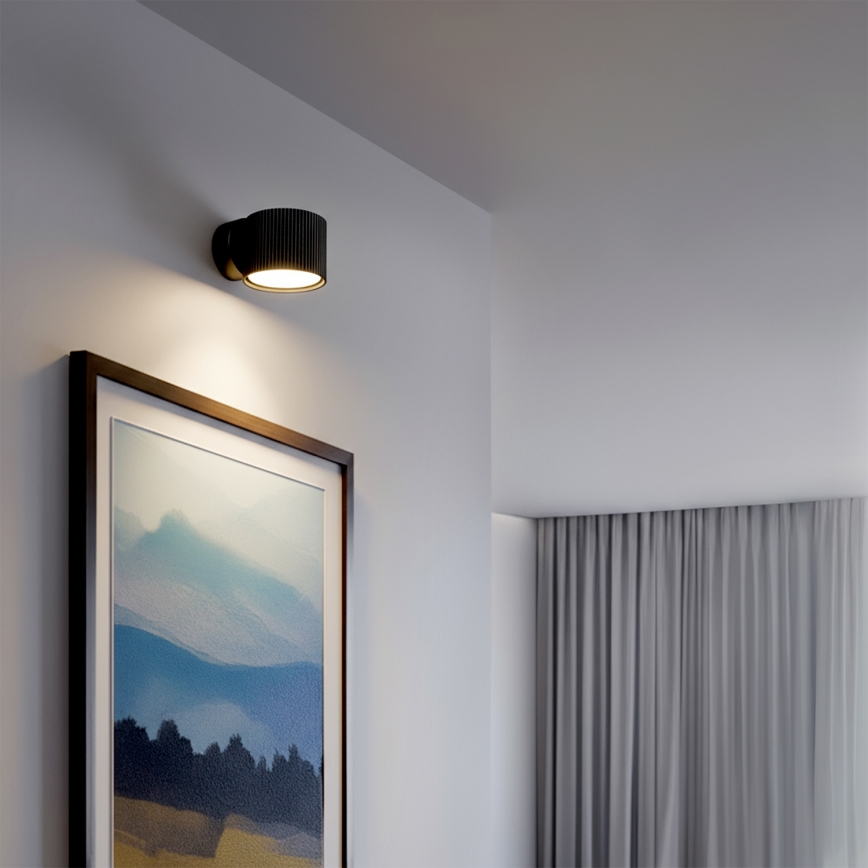 Brilagi - LED Foco de pared STRIPY 1xGX53/15W/230V negro