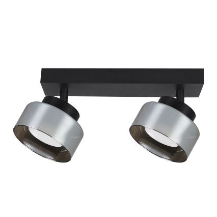 Brilagi - LED Foco orientable AURA LUX 2xGX53/30W/230V negro/ahumado