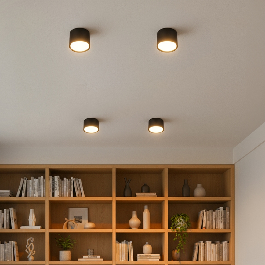 Brilagi - LED Foco orientable SMOOTH 1xGX53/15W/230V negro