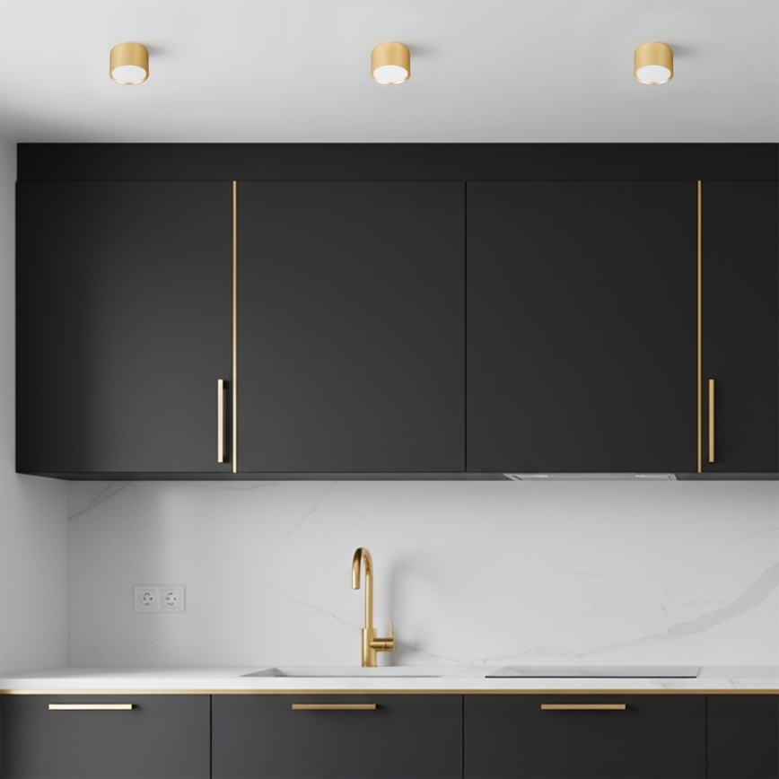 Brilagi - LED Foco SMOOTH 1xGX53/15W/230V, acabado dorado