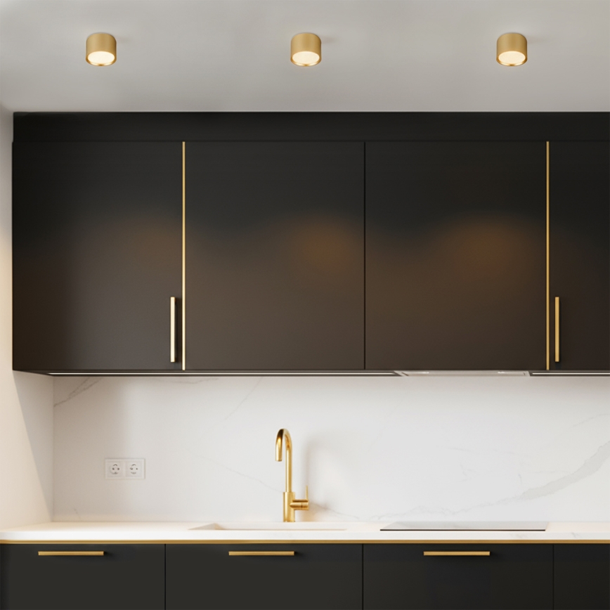 Brilagi - LED Foco SMOOTH 1xGX53/15W/230V, acabado dorado