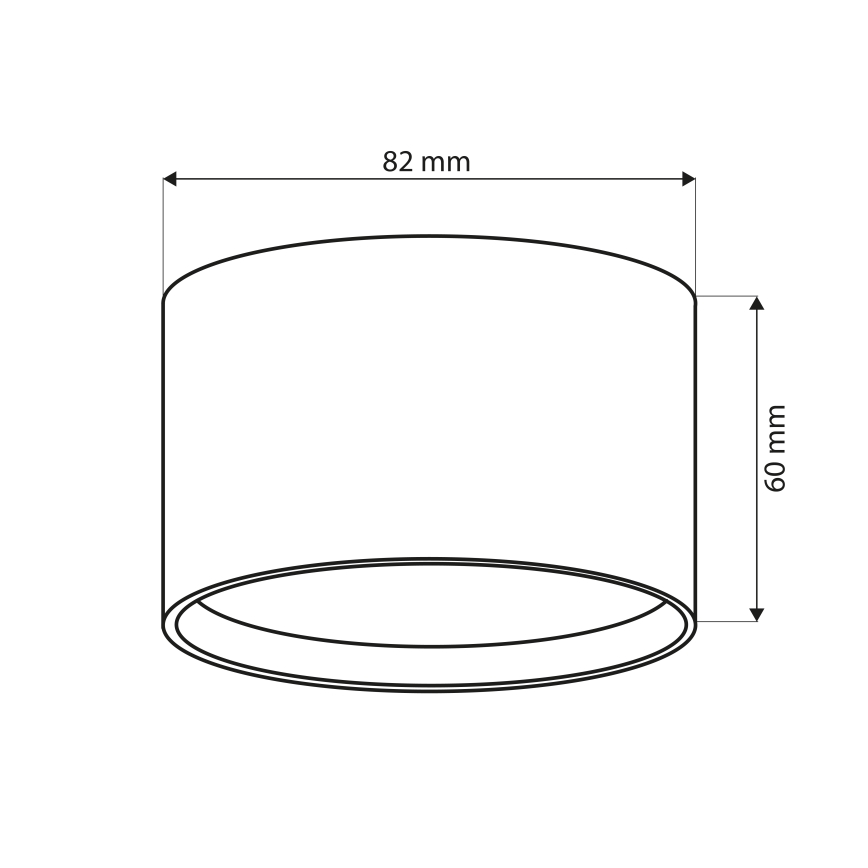 Brilagi - LED Foco SMOOTH 1xGX53/15W/230V blanco