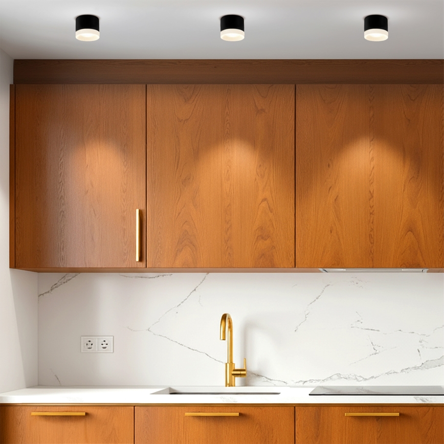 Brilagi - LED Foco SMOOTH 1xGX53/15W/230V negro