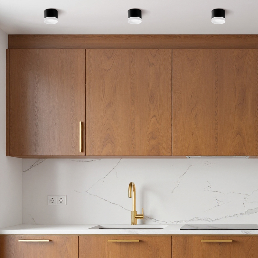 Brilagi - LED Foco SMOOTH 1xGX53/15W/230V negro