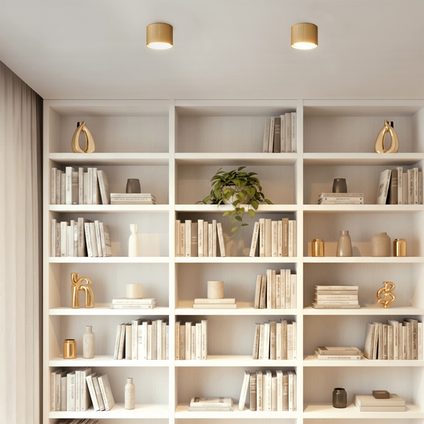 Brilagi - LED Foco STRIPY 1xGX53/15W/230V dorado