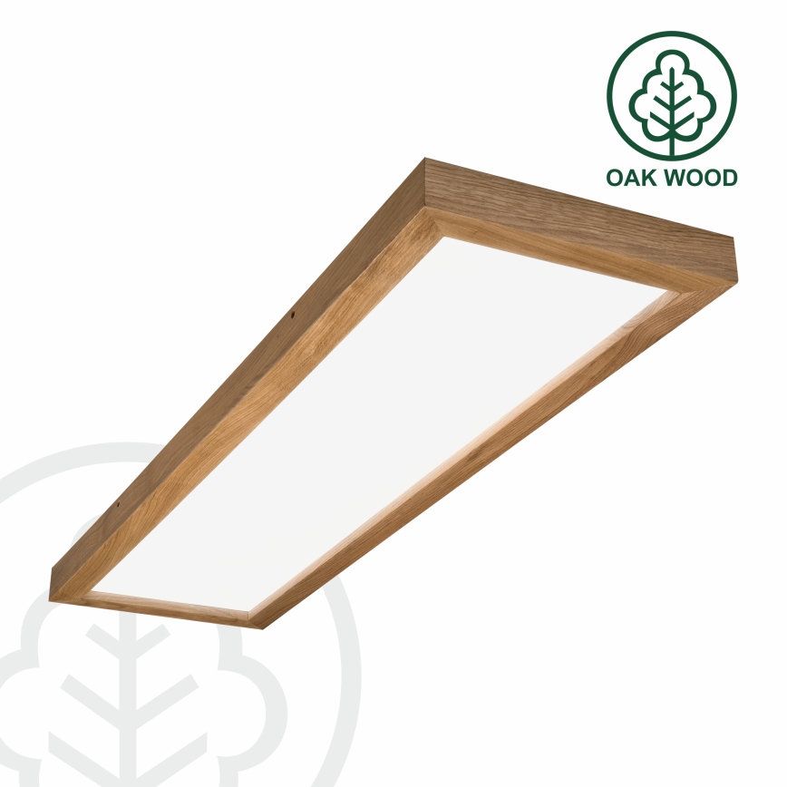 Brilagi - LED Lámpara de techo WOODY FRAME LED/40W/230V 120x30 cm IP44 roble