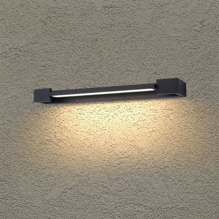 Brilagi - Iluminación LED para espejo de baño AQUA LINE LED/12W/230V 45 cm IP44 negra CRI 90
