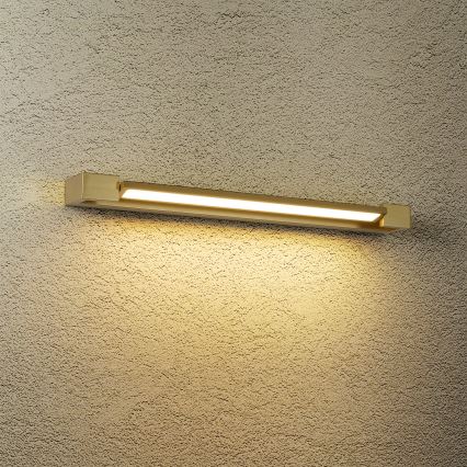 Brilagi - Iluminación LED para espejo de baño AQUA LINE LED/18W/230V 60 cm IP44 acabado dorado IRC 90