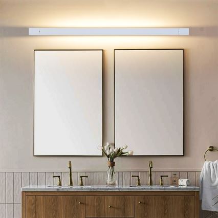 Brilagi - Iluminación LED para espejos de baño AQUA LINE LED/36W/230V 120 cm IP44 blanco CRI 90