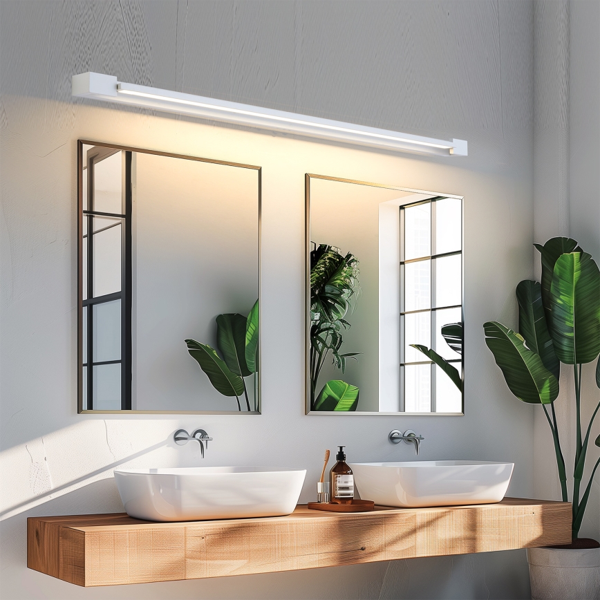 Brilagi - Iluminación LED para espejos de baño AQUA LINE LED/36W/230V 120 cm IP44 blanco CRI 90