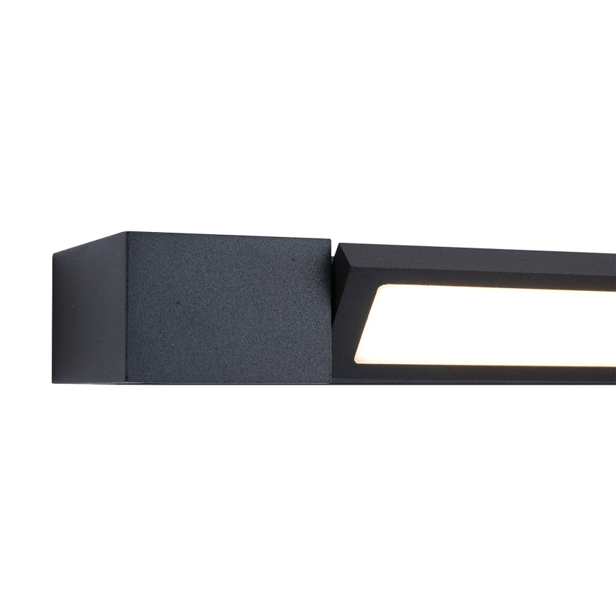 Brilagi - Iluminación LED para espejo de baño AQUA LINE LED/36W/230V 120 cm IP44 negra CRI 90