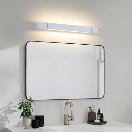 Brilagi - Iluminación LED para espejo de baño AQUA LINE LED/12W/230V 45 cm IP44 cromo mate CRI 90