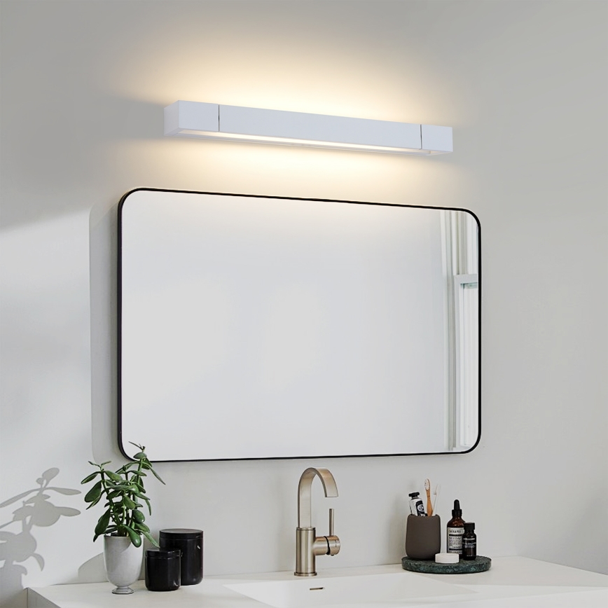 Brilagi - Iluminación LED para espejo de baño AQUA LINE LED/12W/230V 45 cm IP44 cromo mate CRI 90