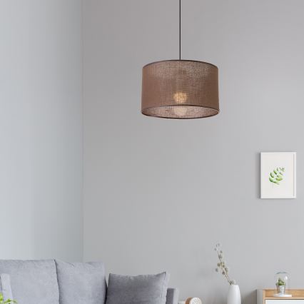 Brilagi - LED Lámpara colgante ANTHONY 1xE27/60W/230V roble/marrón