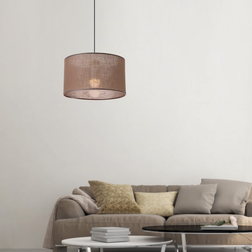 Brilagi - LED Lámpara colgante ANTHONY 1xE27/60W/230V roble/marrón